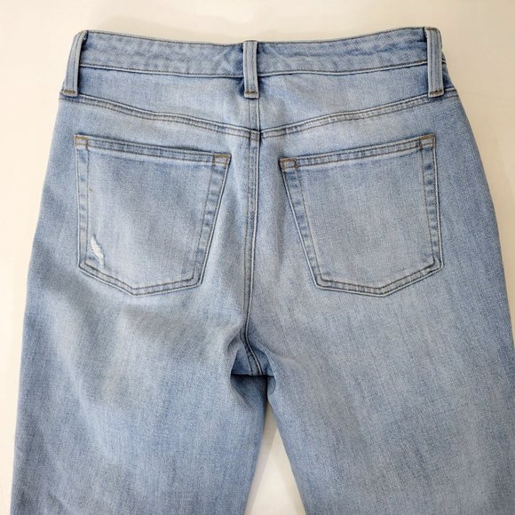 Talbots Modern Ankle Jeans with Striped Ribbon Trim - Picture 5 of 7